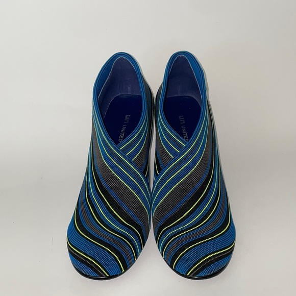 United Nude, striped heel booties (39) - Picture 1 of 10